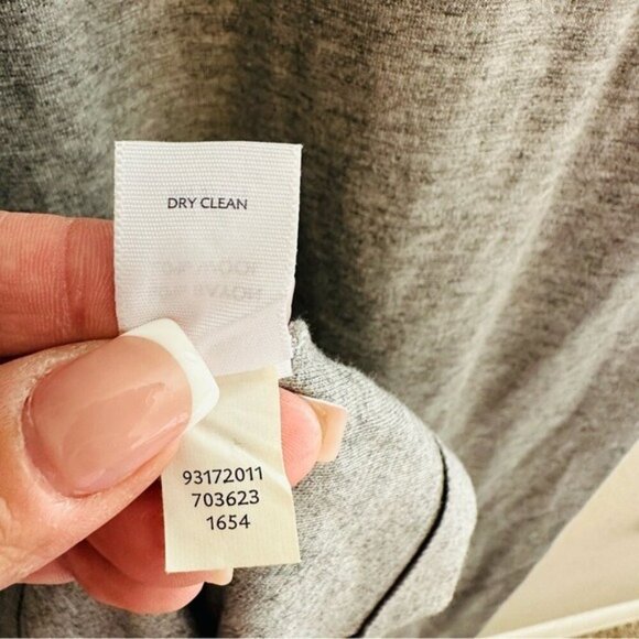 J. Jill Wool Blend Maxi Dress Womens Size Medium Gray Minimalist Modest Casual - Picture 10 of 11